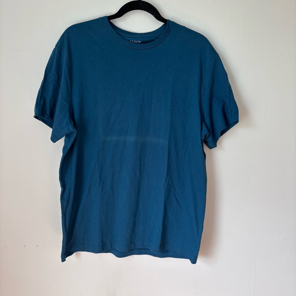 J.Crew Factory Cotton Washed Jersey Tee Shirt Mens L Casual Soft Breathable